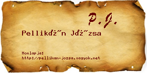 Pellikán Józsa névjegykártya